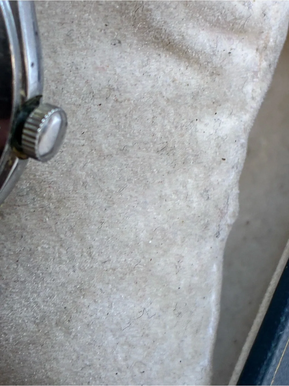 Gubelin Vintage Stainless Steel Wristwatch with Gold Accents